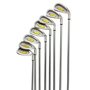 Silver Diamond Edition Graphite Shaft Irons 4 -9, PW & SW Right Handed Clubs